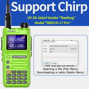 Radio bidirectionnelle Baofeng UV-26 10W multi-bandes AM FM 999 canaux NOAA, longue portée, fonction VOX, chargeur Type-C - Product Image 4
