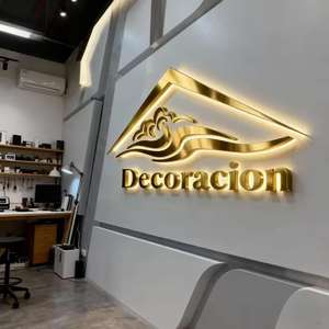 Letrero Luminoso LED para Tienda, Letrero de Metal Personalizado con Letras Acrílicas 3D, Letrero con Retroiluminación LED para Negocios, Logotipo Comercial - Product Image 5