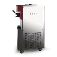 Machine à glaces turques molles commerciale Gongly BQL-838F avec distributeur de yaourt, de noix et de lait, nouvelle en acier inoxydable