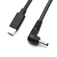 Câble USB-C vers DC 5521 de haute qualité avec blindage tressé, charge rapide 5A pour scanner/appareil photo/ordinateur, prise en charge OEM/ODM