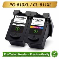خرطوشة حبر ملونة معاد تصنيعها عالية الجودة PG-510 PG510 PG 510 CL-511 CL511 CL 511 لطابعات كانون PIXMA MP280 IP2700