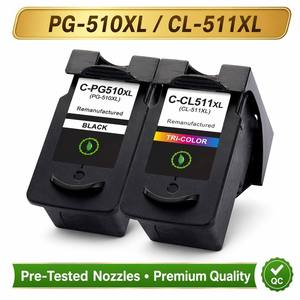 Cartucho de Tinta de Inyección de Tinta de Color Remanufacturado Premium INK-TANK PG-<span class=keywords><strong>510</strong></span> PG510 PG <span class=keywords><strong>510</strong></span> CL-511 CL511 CL 511 para <span class=keywords><strong>Canon</strong></span> <span class=keywords><strong>PIXMA</strong></span> MP280 IP2700 - Product Image 1
