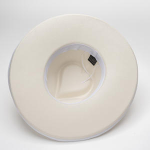 Sombrero Estilo Occidental Mexicano de Fieltro de Lana Sintética al por Mayor, Sombrero Fedora de Ala Plana para Hombre y Mujer, para Fiestas y Uso Casual - Product Image 4