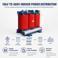 Transformador Trifásico de Resina Fundida Tipo Seco SCB18 10kV 30-2500kVA para Centros de Datos e Infraestructura Crítica