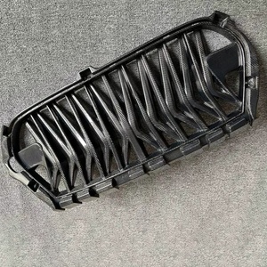 Nouvelle calandre avant en Fiber de carbone pour <span class=keywords><strong>Suzuki</strong></span> <span class=keywords><strong>Swift</strong></span> <span class=keywords><strong>Sport</strong></span> ZC33S grille de pare-chocs prise maille garniture cadre couverture accessoire de voiture - Product Image 4