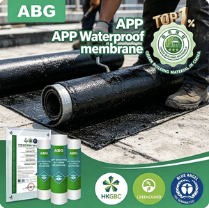 Membran Anti Retak Poliester Tahan Air dengan Pelindung Tusukan untuk Pelapis Atap Datar - Product Image 1