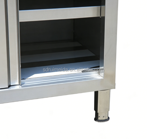 De nieuwe commerciële keukenconsole met opbergkasten is geschikt voor een gewicht van 500 kg. - Product Image 4