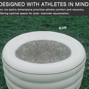 <b>Inflatable</b> Ice Bathtub Portable PVC Folding Fitness Ice <b>Bath</b> Recovery Cold Plunge Tub for Athletes - Product Image 4
