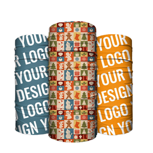 Custom multifunzione tubolare copricapo in poliestere Bandana collo Gaitor sopravvissuto per la corsa all'aperto - Product Image 1