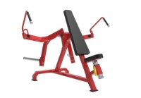 Appareil de musculation professionnel en acier à charge de plaques pour exercices de press à la poitrine et de soulevé latéral des épaules, durable