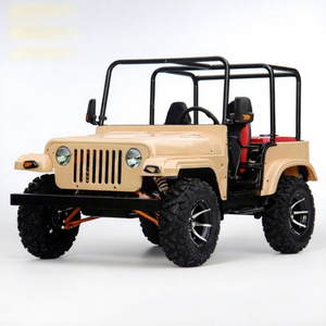 Jeep de tourisme de luxe à essence, quatre roues motrices, quatre places, noir, véhicule tout-terrain personnalisé pour la montagne, 351-450 ch, garantie de 2 ans, acier Q235B - Product Image 1