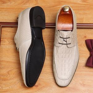 Chaussures en cuir véritable de luxe personnalisées, classiques, décontractées, formelles, pour hommes, chaussures en cuir - Product Image 4