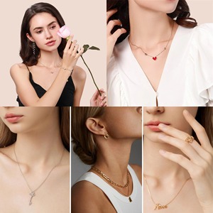 Tùy Chỉnh Đồ Trang Sức Mặt Dây Chuyền Thép Không Gỉ Mạ Vàng Tên Tấm Cá Nhân Thiết Kế Thời Trang Vòng Cổ OEM ODM Nhà Sản Xuất - Product Image 2