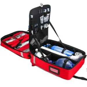 Ücretsiz örnek üreticileri toptan ucuz ilk yardım kiti sırt çantası, yanmaz acil ilk yardım kiti ambulans için travma çantası