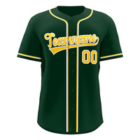 Maillots de baseball classiques pour jeunes hommes, design original personnalisé, polyester respirant, anti-UV, séchage rapide, col en V