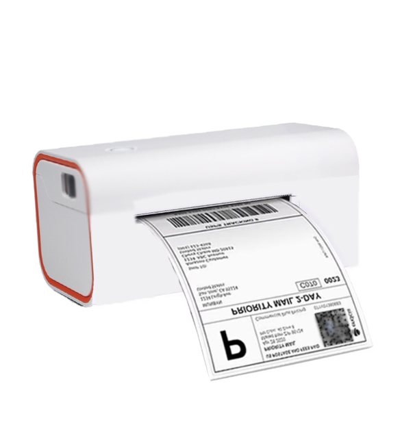 4 Inch Direct Thermal Label Printer with USB BT Wi-Fi Features 4X6 Warehouse Shipping Order Printer 108mm Label Desktop Printer