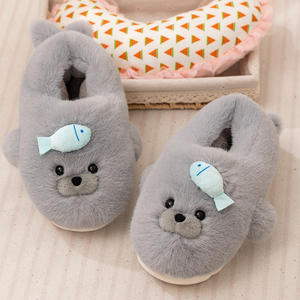 Nuove Popolari Pantofole Natalizie da Interno Regalo Peluche a Forma di Animale Marino Foca per Donne Pantofole Invernali da Esterno - Product Image 4
