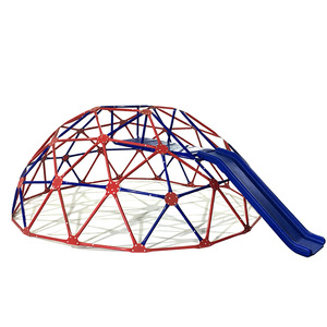 2021 Hot sale rope climbing frame children climbing training kids dome climber with slide