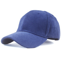 Gorra de Béisbol Unisex de Pana, Ajustable, para las Cuatro Estaciones, Protección Solar, Cálida, para Uso en Exteriores, Tejido de Poliéster