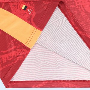 Maillot de football HEALY élégant à motif de coquelicot rouge, uniforme de football classique à manches courtes, t-shirt d'été durable pour l'équipe - Product Image 4