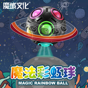 Balón de Fútbol Mágico Arcoíris de 8, 12 y 20 Agujeros, Juguete Educativo para Niños, Regalo de Ciencia e Ingeniería - Product Image 4
