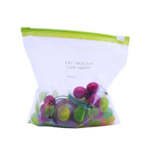 Custom Logo Clear Freezer Zipper <b>Bag</b> Plastic Ziplock Slider <b>Bags</b> For Fresh Food Packaging - Product Image 3