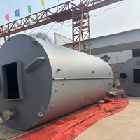 Silo Kalsium Hidroksida dengan Pengumpul Debu, Pengumpan Sekrup, Sensor Level, dan Peralatan Pembuangan Bubuk Otomatis