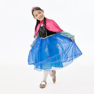 Costume per Bambini a Tema <span class=keywords><strong>Frozen</strong></span> con Ricamo Personalizzato Certificato BSCI per Distributori di Cosplay - Product Image 6