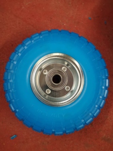 <span class=keywords><strong>Roues</strong></span> en mousse PU anti-crevaison personnalisables de 10 pouces avec jante en plastique pour chariot à main et <span class=keywords><strong>brouette</strong></span> 3.50-4 Fabriquées en Chine - Product Image 6