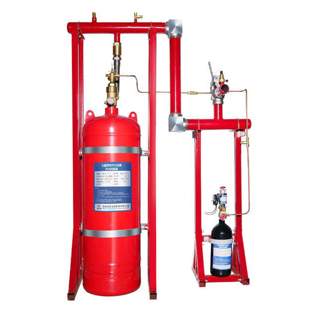 90L Clean Agent Automatic Fire Extinguisher FM200 Steel Tube Type Fire Suppression System 90L Capacity CCC Certified for Aging