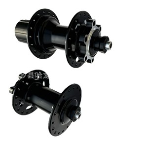 Moyeux de roue de vélo 32H en alliage d'aluminium, axe en acier à dégagement rapide, pièces de roue arrière noires - Product Image 1