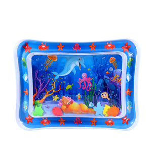Tappetino Gioco per Neonati con Acqua, Giocattolo Educativo a Tema Cartoni Animati - Product Image 1