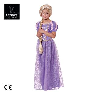 ODM seluruh penjualan Halloween TV & Film terinspirasi kostum putri untuk anak perempuan peri Rapunzel berdandan pakaian untuk anak-anak - Product Image 3