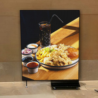 Nouveautés Écran d'affichage publicitaire LED pliable double face P2.5 pour centre commercial