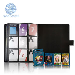 Album de cartes de jeu 20 feuilles de protection Premium 9 Pocket Page Protectors pour collecter des cartes <span class=keywords><strong>Pokemon</strong></span> et des cartes de basketball - Product Image 3