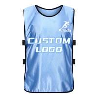 Maillots d'entraînement de football personnalisables, gilets de football vierges en couleurs au choix pour l'équipement de football