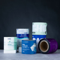 Film en rouleau pour scelleuse de gobelets à thé et boissons froides avec logo personnalisé, sacs en plastique anti-humidité fournis par l'usine pour la manipulation de surfaces par gravure