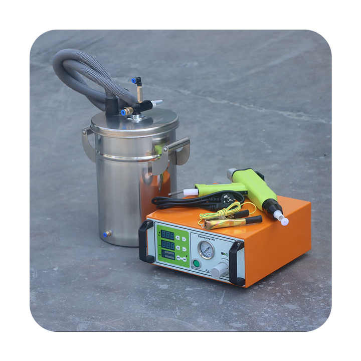 Lab Electrostatic Small Metal Powder Coating Machine With Mini Hopper for Small Workshop