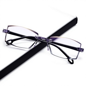 <span class=keywords><strong>Gafas</strong></span> de <span class=keywords><strong>Presbicia</strong></span> sin Montura con Zoom Inteligente y Protección Anti-Luz Azul, Estilo Punk de Doble Luz para Mujer - Product Image 1