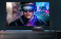 Projecteur de cinéma maison Flyin M1 2200 Lumens 3D 4K Android 9 Ultra courte focale Laser TV 300 pouces Stéréo HIFI Portable