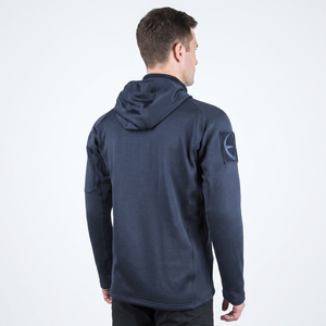 Conjunto de Sudadera con Capucha y Pantalones Deportivos Unisex para Invierno, con Logotipo Personalizado en la Parte Delantera, Estilo Urbano, Cintura Elástica, Cierre de Cremallera, Impermeable y Transpirable - Product Image 2