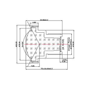 2,2 mm Geniş Açılı 124 °   Diyafram Açıklığı 1,8M 12 Yüksek Çözünürlüklü Video Konferans Lensi Ev Ağı Canlı Yayın Sabit Odaklı <span class=keywords><strong>Lens</strong></span> - Product Image 3