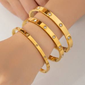 Brazalete de Acero Inoxidable SZ259 para Mujer, Hipoalergénico, Moderno, Minimalista, Joyería de Pulsera, Regalo - Product Image 2