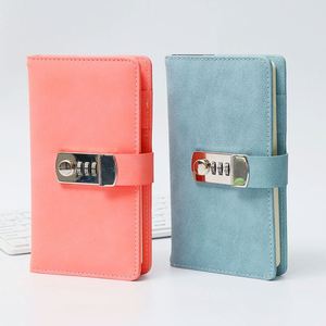 Diario con Candado de Contraseña, Textura de Lino y Cuero, A5/A6, Tapa Blanda, Páginas Rayadas, Cuaderno de Escritura, Diario de Viaje - Product Image 5