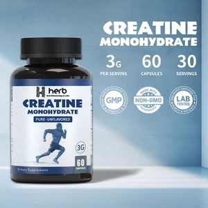 Cápsulas de Creatina Monohidrato de Marca Privada OEM/ODM, Vegetarianas, Sin Gluten, para Atletas, Aumentan la Fuerza y la Resistencia, Alta Calidad - Product Image 5