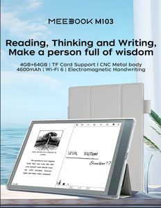 Tableta Meebook de 10.3 Pulgadas con Pantalla de Tinta Electrónica, Android <span class=keywords><strong>11</strong></span>, CPU CORTEXA55 a 1.8GHz, 4GB de RAM y 64GB de Almacenamiento, Tableta Educativa - Product Image 2