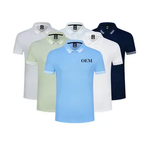 Мужская и женская спортивная одежда, Рабочая Рубашка-поло с логотипом на заказ, брендовые футболки-поло из полиэстера с принтом, одежда для гольфа, поло с вышивкой