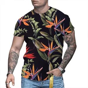 Herrenbekleidung übergroßes T-Shirt Herren ganzkörper-Patriotisch bedrucktes Shirt Oberteil Sommer-T-Shirt