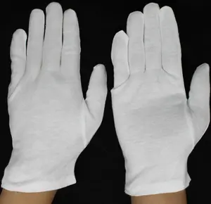 Moisture Dry hands Eczema 5008 Ambidextrous stretch 100% white cotton gloves