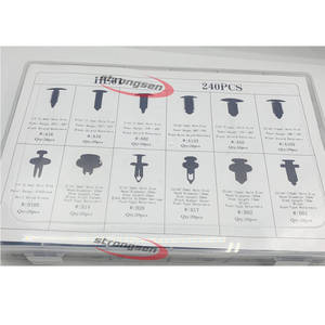 240個自動ファスナークリップリテーナークリップトリムクリップユニバーサル部品トヨタ/ホンダ/GM/フォードシール用 - Product Image 6